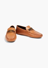 Tod's - T Timeless leather driving shoes - Brown - UK 8.5