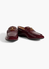Tod's - T Timeless patent-leather loafers - Burgundy - EU 36.5