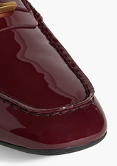 Tod's - T Timeless patent-leather loafers - Burgundy - EU 35.5