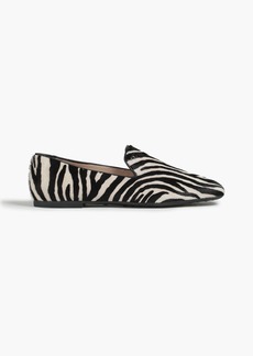 Tod's - Zebra-print calf hair loafers - Black - EU 36