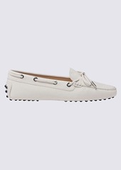TOD'S BEIGE LEATHER GOMMINO LOAFERS