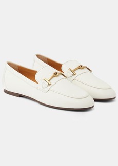 Tod's Double T leather loafers