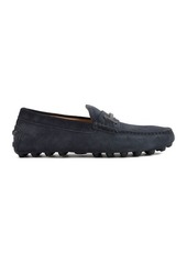 TOD'S  DOUBLE T SUEDE LEATHER LOAFER SHOES