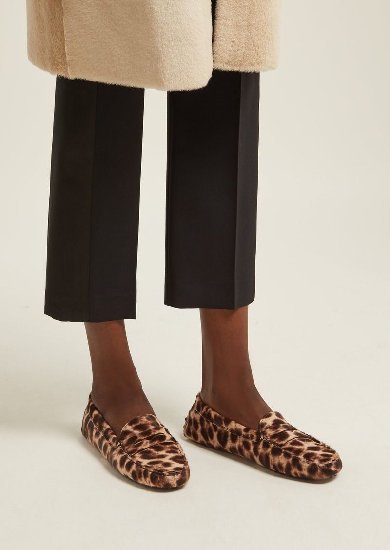 Gommino leopard-print loafers - 60% Off!