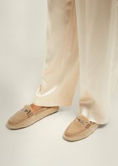 Tod's Tod's Gommino T-bar shearling loafers | Shoes