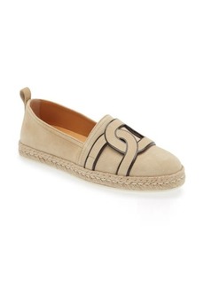 Tod's Kate Chain Espadrille Flat