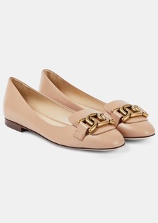 Tod's Kate leather ballet flats