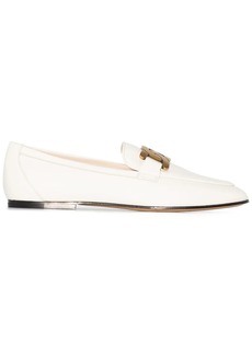 Tod's Kate gold-chain leather loafers
