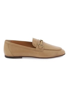 Tod's leather loafers with bow
