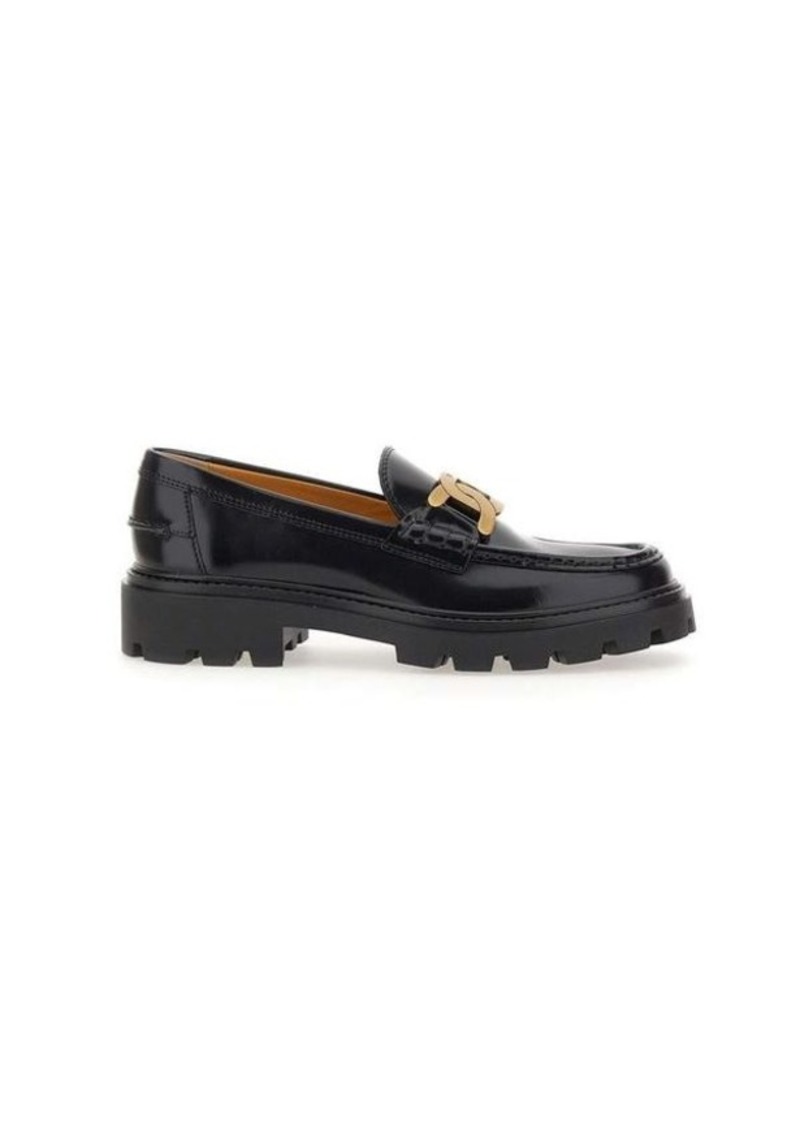 TOD'S Leather moccasins
