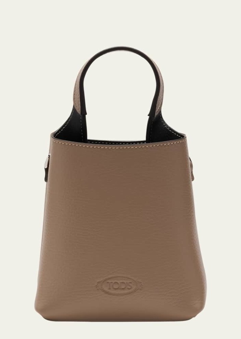 Tod's Micro Calf Leather Bucket Bag