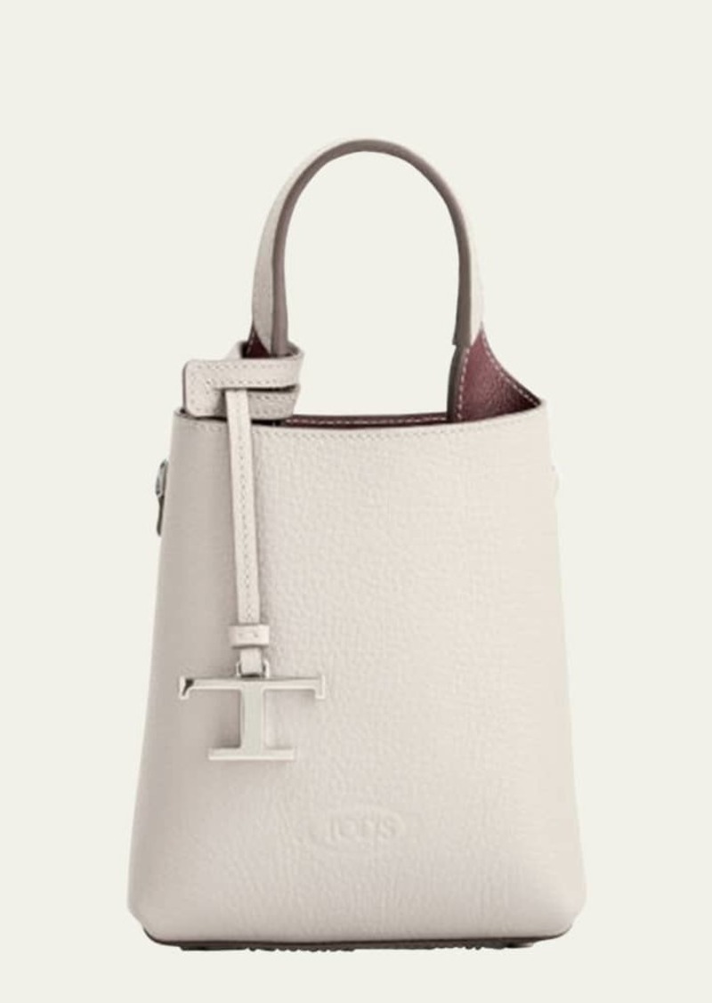 Tod's Micro Calf Leather Top-Handle Bag