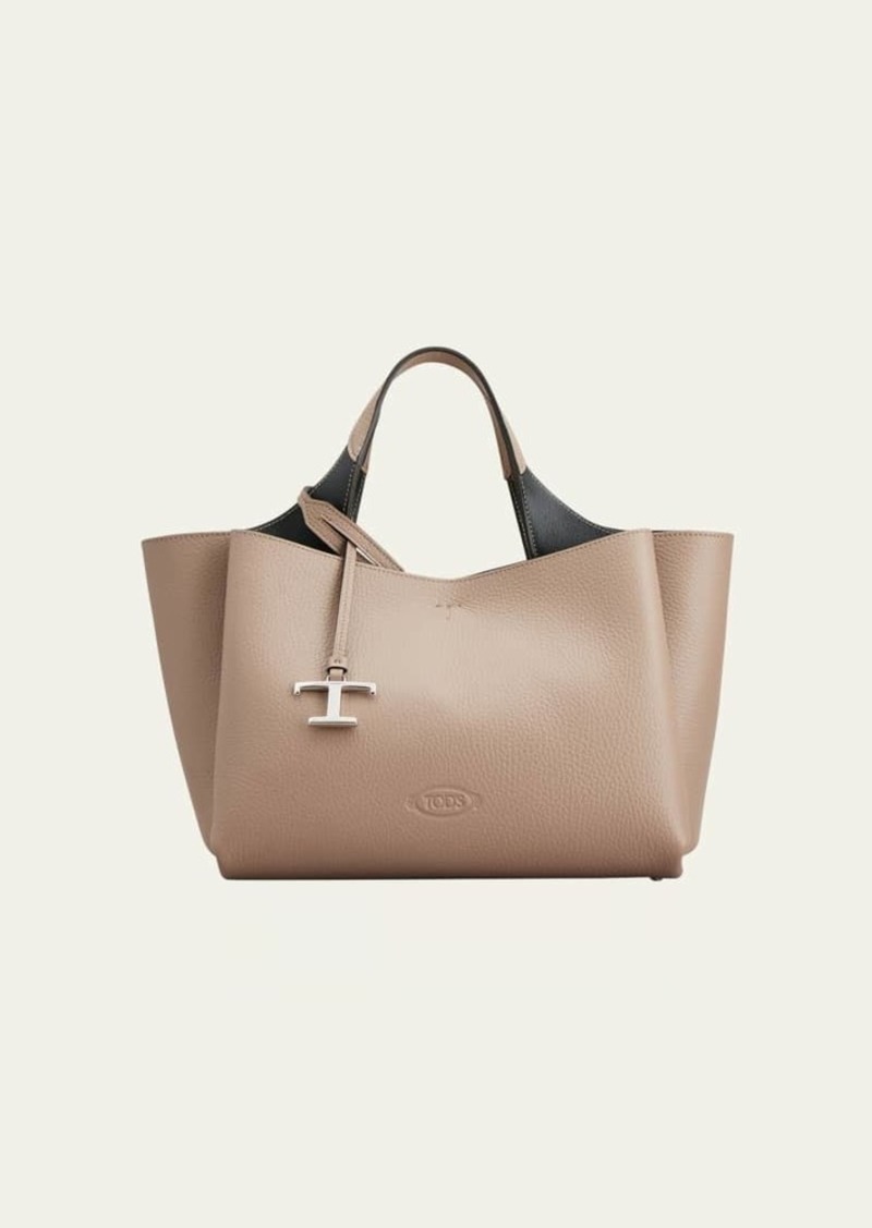 Tod's Mini Grain Leather Top-Handle Bag