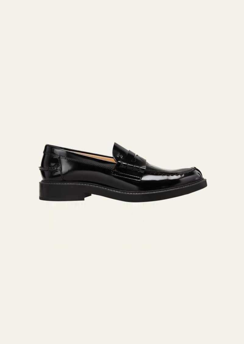 Tod's Patent Mocassino Penny Loafers