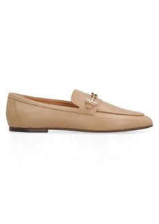 TOD'S PEBBLED LEATHER LOAFERS