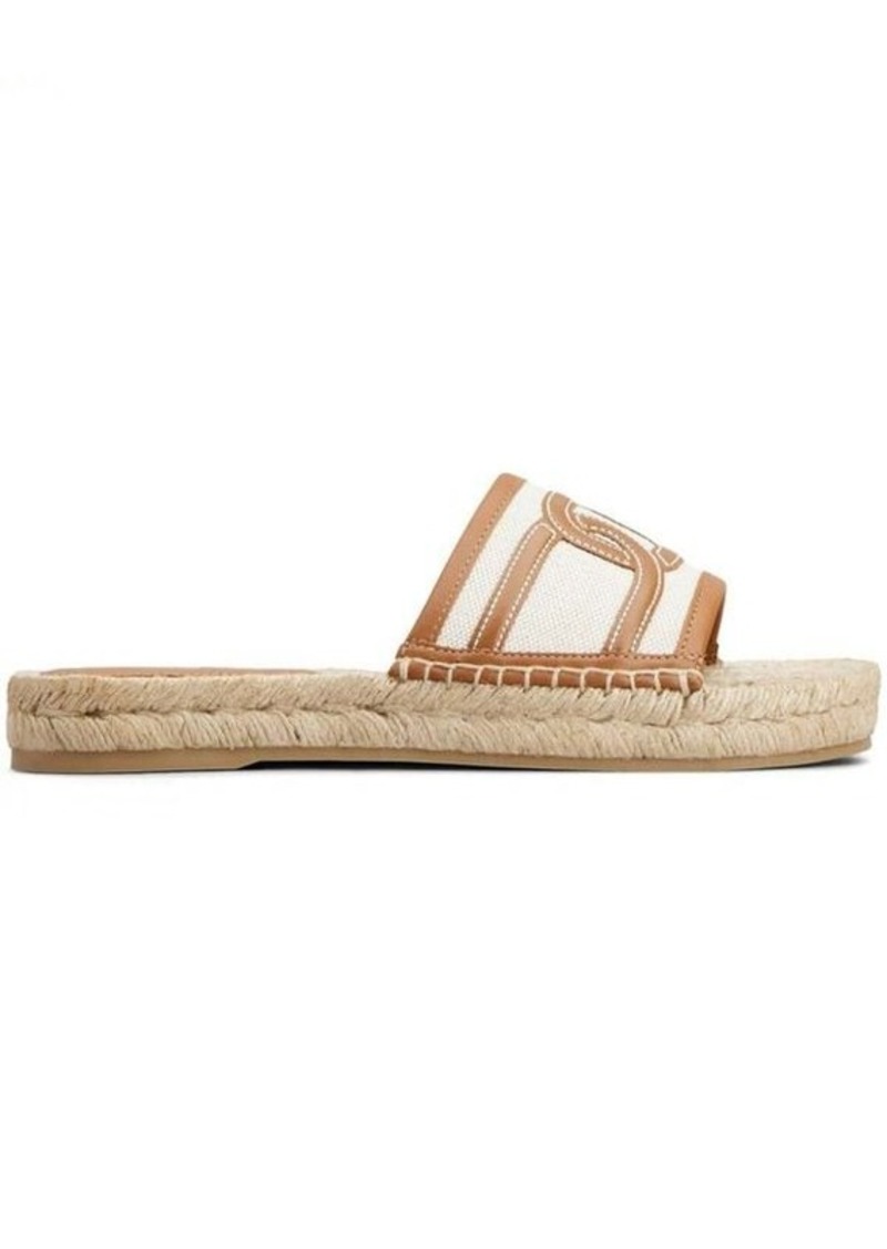 TOD'S RAFFIA SLIPPERS SHOES