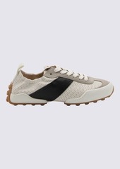 TOD'S BEIGE LEATHER SNEAKERS