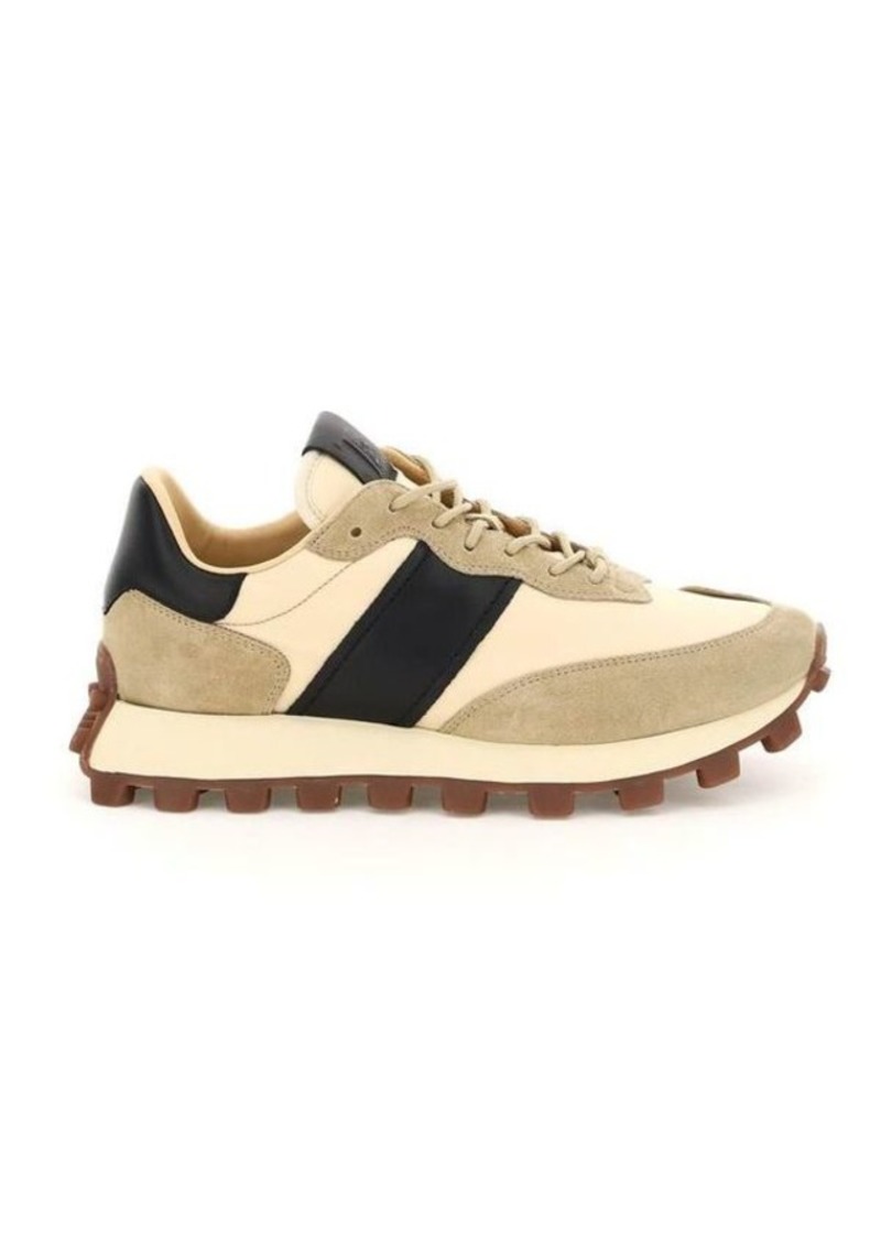 Tod's suede leather and nylon 1t sneakers