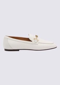 TOD'S WHITE LEATEHR LOAFERS