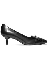 Tod's Woman Fringed Leather Pumps Black