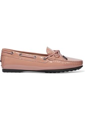 Tod's Woman City Gommino Patent-leather Loafers Antique Rose