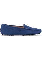 Tod's Woman Mocassino Suede Loafers Royal Blue
