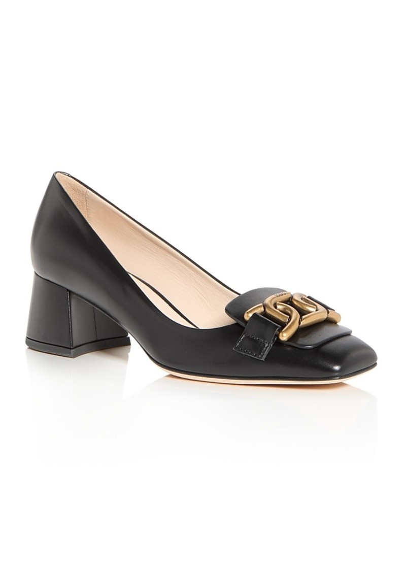 Tod's Women's Kate Block Heel Pumps