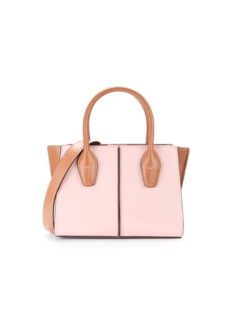 Tod's Tone On Tone Leather Top Handle Bag