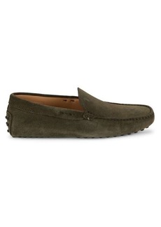 Tod's Venetian Suede Driving Loafers