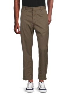 Tod's Wool & Mohair Flat Front Chino Pants
