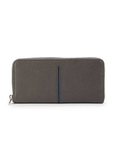Tod's Zip Around Continental Leather Wallet