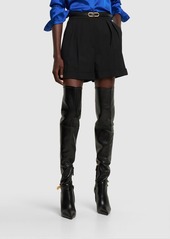 Tom Ford 105mm Padlock Leather Over-the-knee Boot