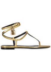 Tom Ford 10mm Laminated Leather Thong Sandals