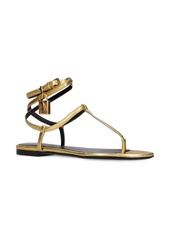 Tom Ford 10mm Laminated Leather Thong Sandals