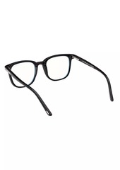 Tom Ford 50MM Square Clip-On Glasses