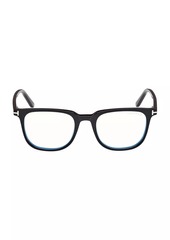 Tom Ford 50MM Square Clip-On Glasses