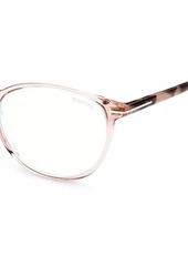 Tom Ford 53MM Pantos Blue Block Glasses