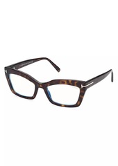 Tom Ford 54MM Cat-Eye Optical Glasses