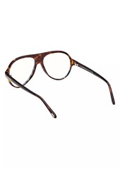 Tom Ford 55MM Aviator Eyeglasses