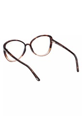 Tom Ford 55MM Cat-Eye Eyeglasses