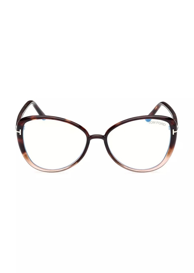 Tom Ford 55MM Cat-Eye Eyeglasses