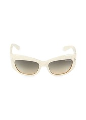 Tom Ford 55MM Oval Sunglasses