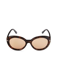 Tom Ford 55MM Oval Sunglasses