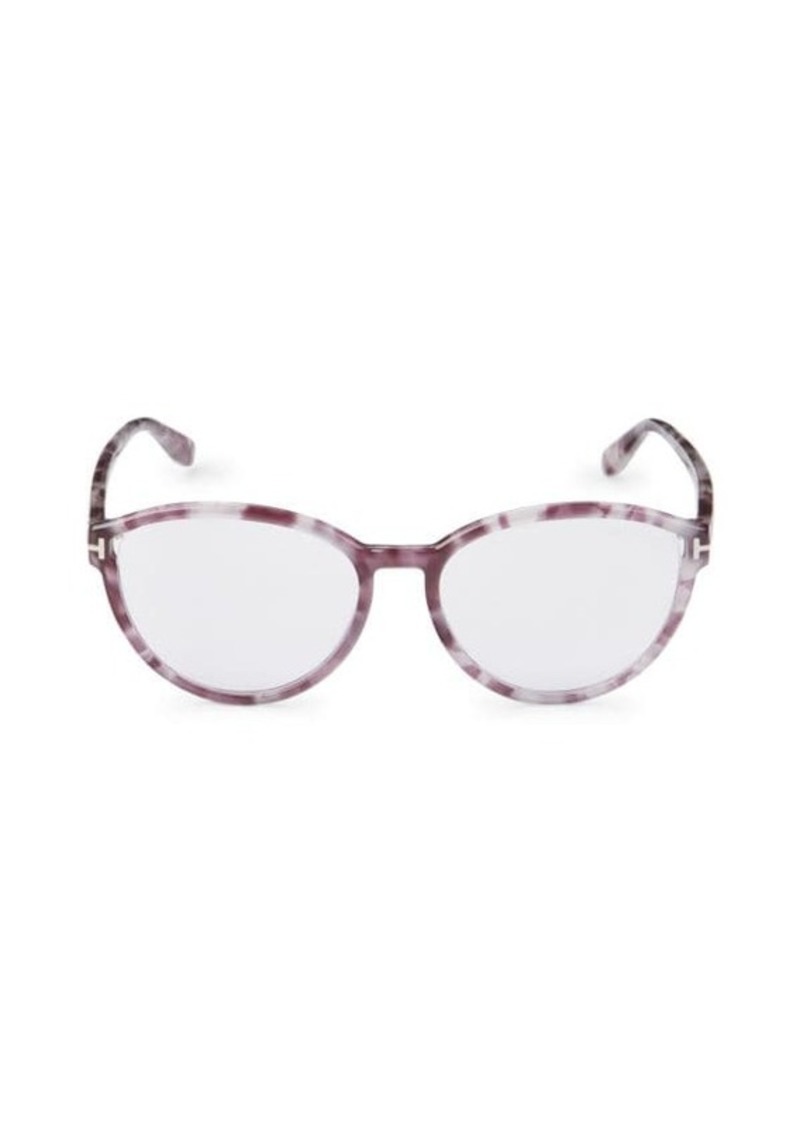 Tom Ford 55MM Round Eyeglasses