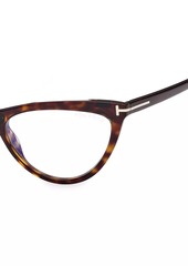 Tom Ford 56MM Cat-Eye Optical Eyeglasses