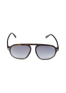 Tom Ford 57MM Oval Sunglasses
