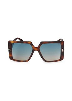 Tom Ford 57MM Oversized Square Sunglasses
