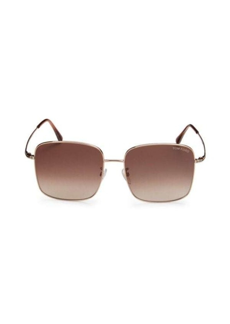 Tom Ford 59MM Square Sunglasses