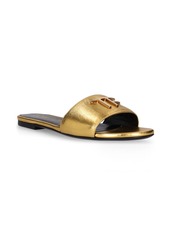 Tom Ford 5mm Tf Laminated Leather Flats