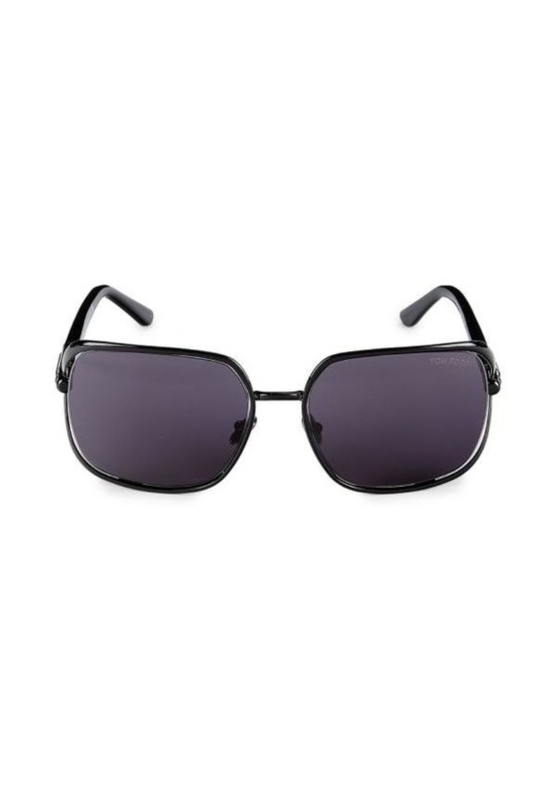 Tom Ford 60MM Square Sunglasses